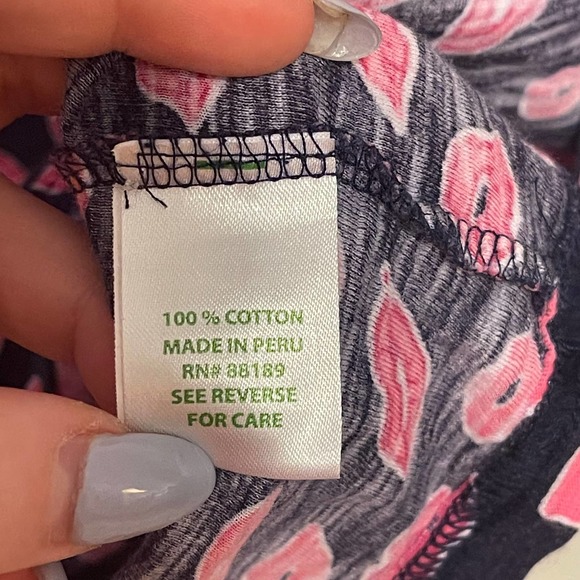 LILLY PULITZER Bocce Lips Kiss Somerset Dress - Size Large - Picture 6 of 8